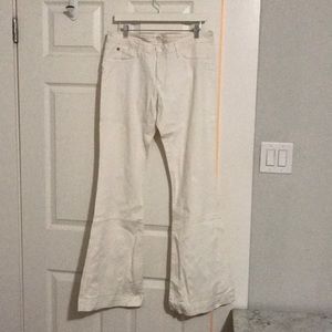 White Hudson Flare Jeans